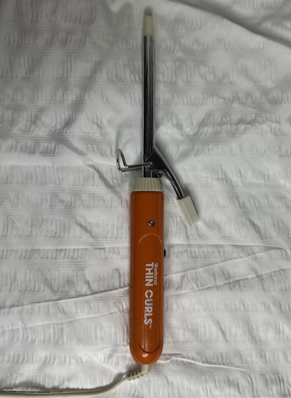 Shetland Thin Curls 3/8 Curling Iron Hong Kong Model 5004 Vintage